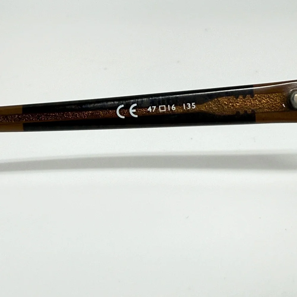 Nine‎ West NW1057 210 Eyeglasses Frame Brown Rectangle 47 16 135 21390